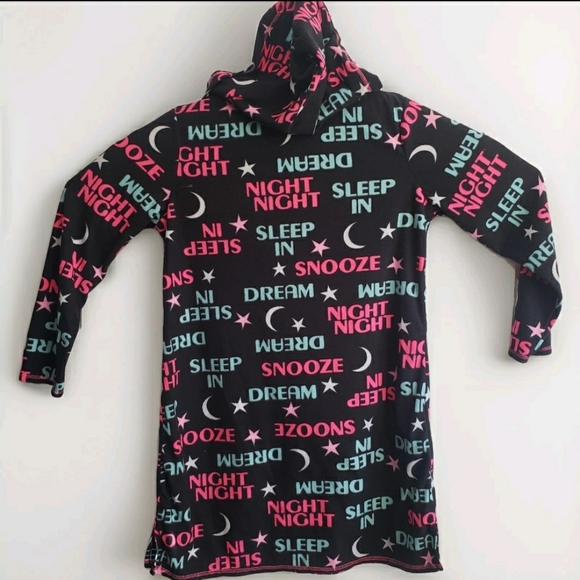 SECRET TREASURES SLEEP SHIRT Hoodie GOOD NIGHT, Sleep In, Dream, S/M CH/M (6-10 - Picture 1 of 12